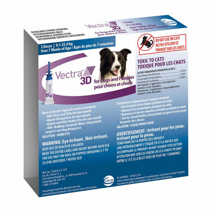 Vectra 3D for dogs and puppies