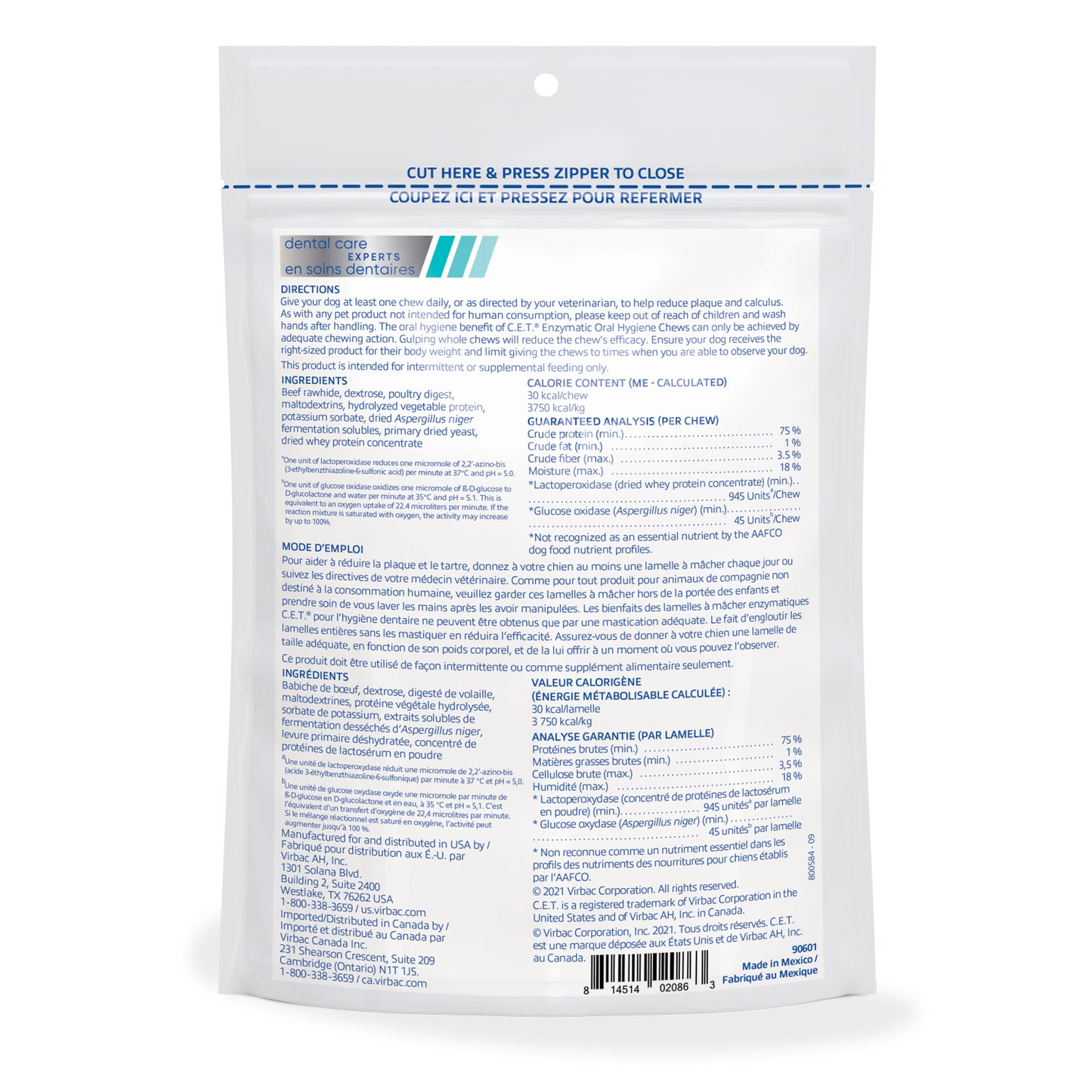 C.E.T. Enzymatic chews