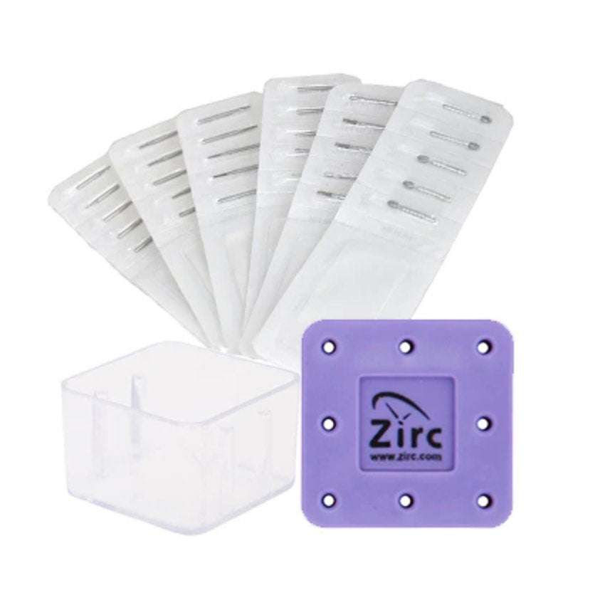 Dental bur kit for cat with block