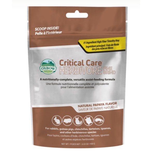 Critical Care herbivore fine grind