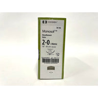 Monosof suture 2/0 with 3/8 circle needle (18 in)