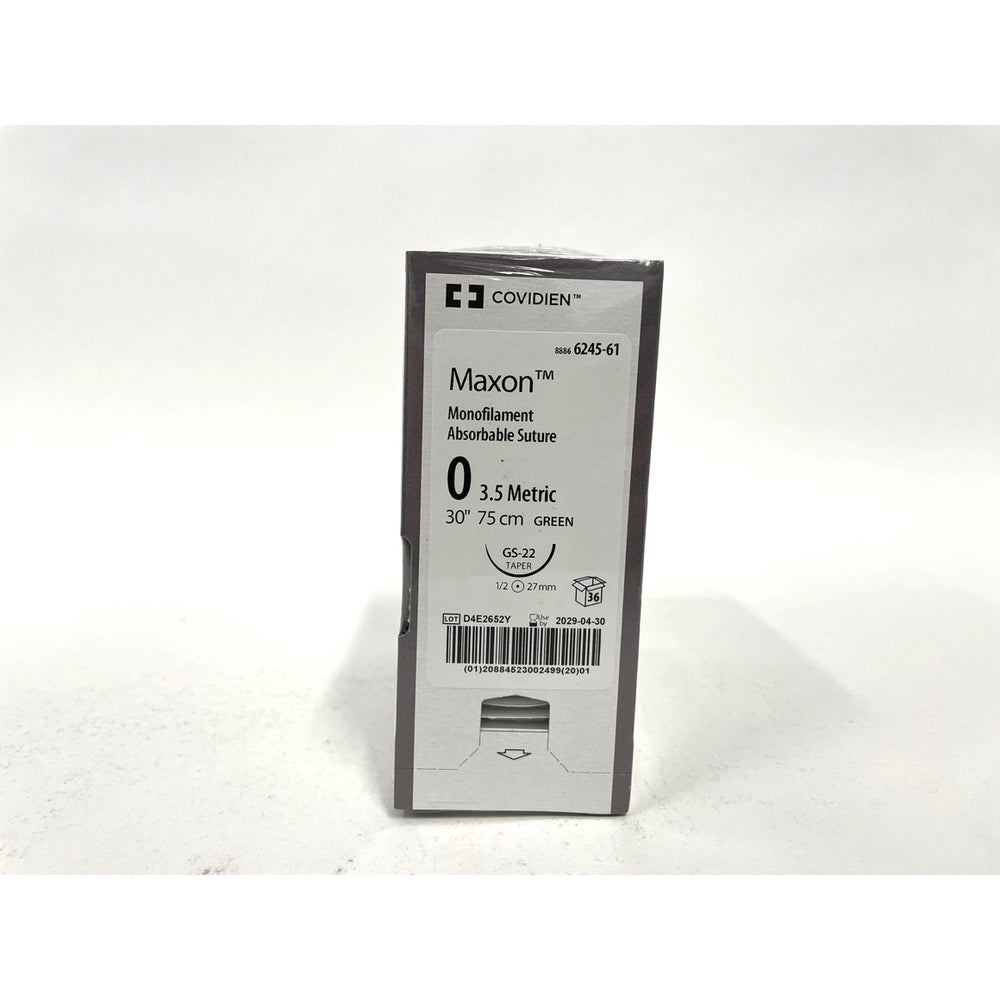 Maxon suture 0 with 1/2 circle needle (30 in)