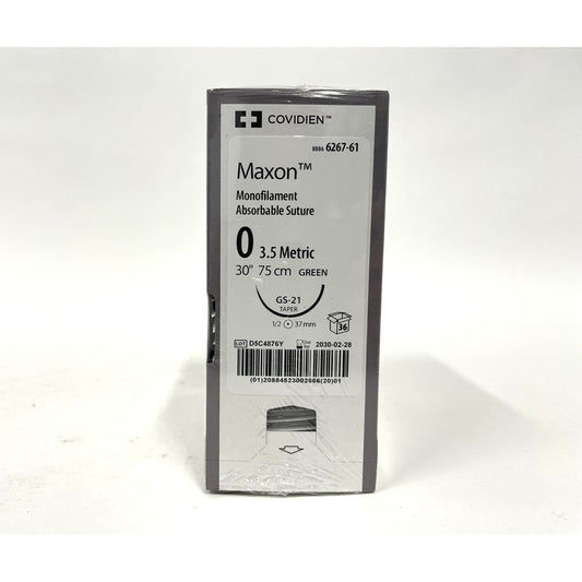 Maxon suture 0 with 1/2 circle needle (30 in)