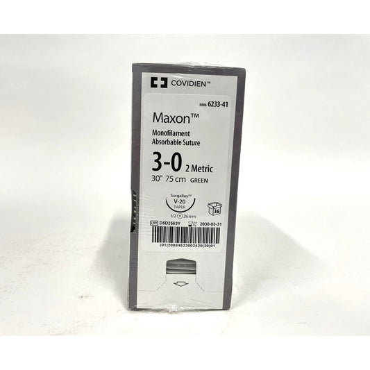 Maxon suture 3/0 with 1/2 circle needle (30 in)