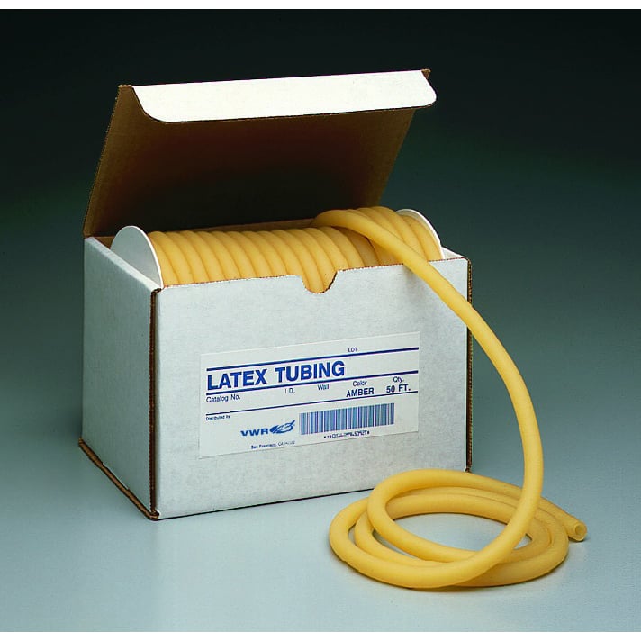 Latex rubber tubing