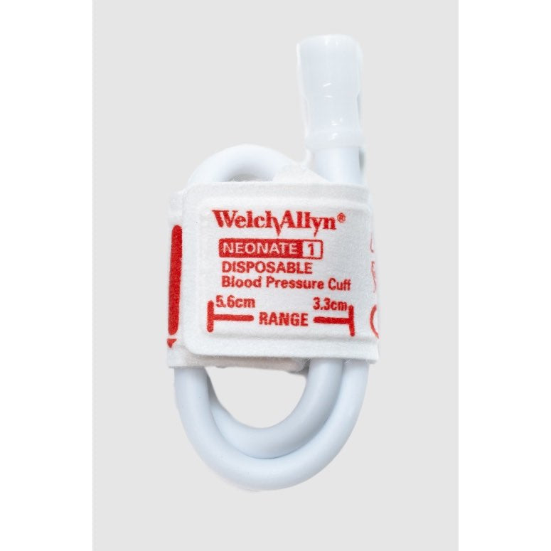 Neonatal disposable blood pressure cuffs