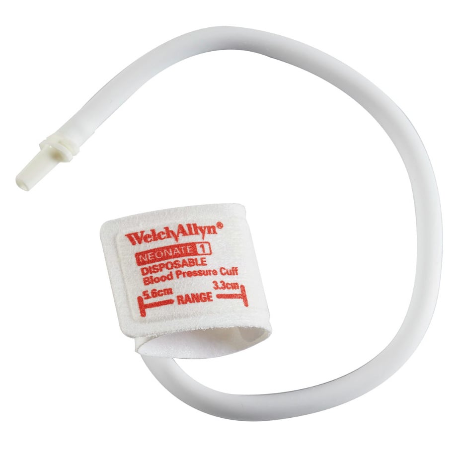Neonatal disposable blood pressure cuffs