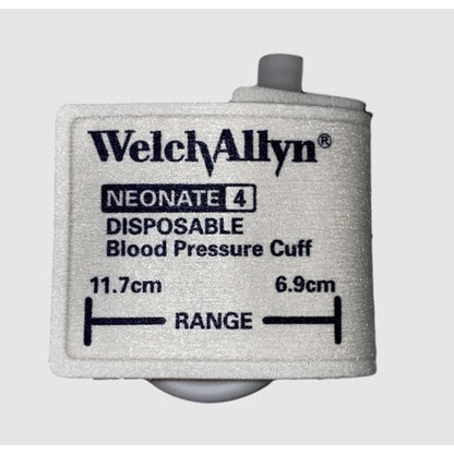 Neonatal disposable blood pressure cuffs