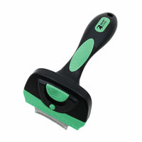 Self-Cleaning curved de-shedder