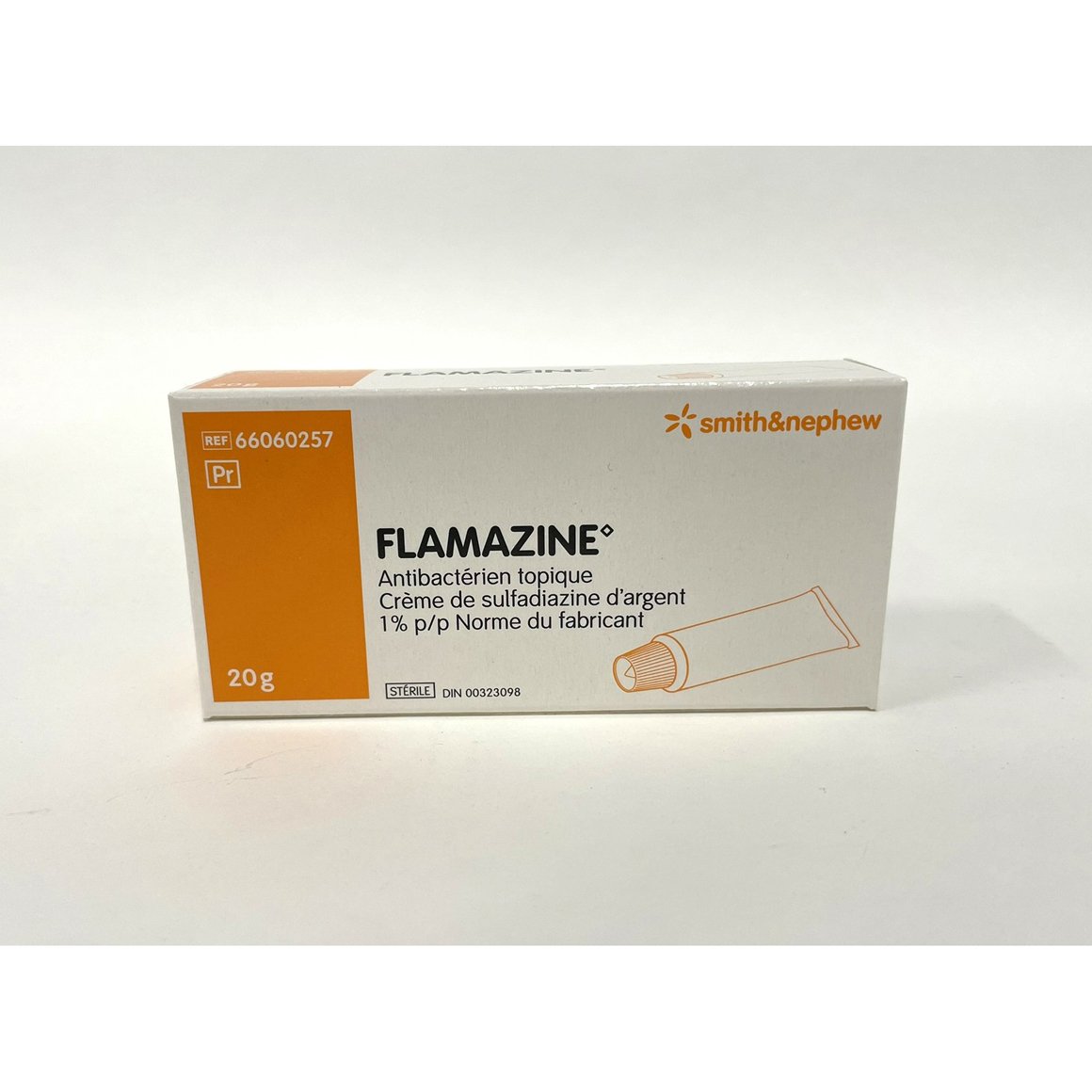 Flamazine 1% Silver Sulfadiazine Cream (DIN 00323098) by Smith
