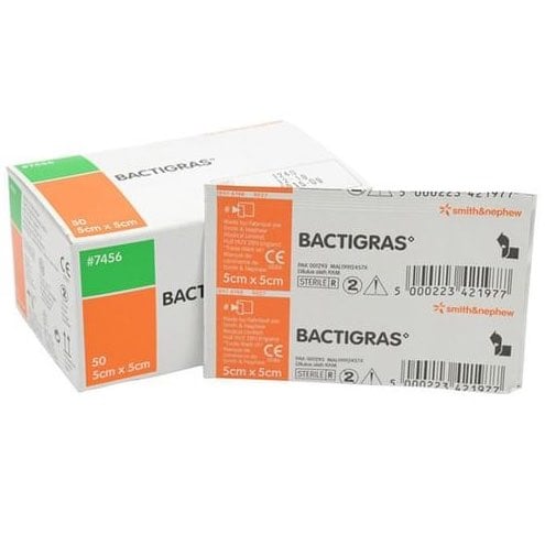 Bactigras dressing 5 x 5 cm