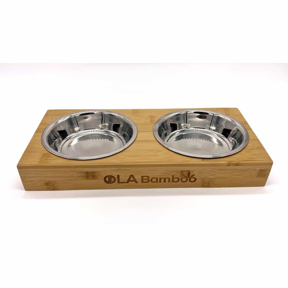 Bowl with bamboo stand