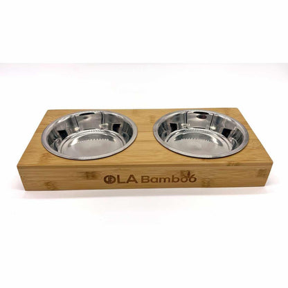 Bowl with bamboo stand