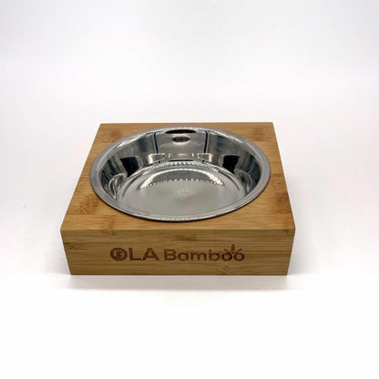 Bowl with bamboo stand