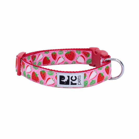 Patterned clip collar for dogs