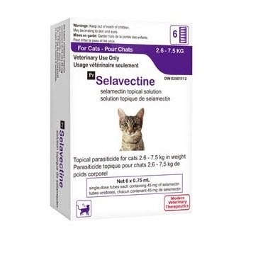 Selavectine for cats