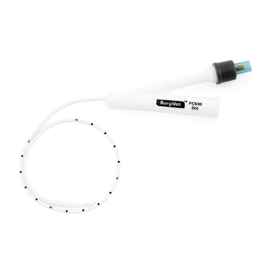 Catheter Surgivet Foley closed end with balloon cuff