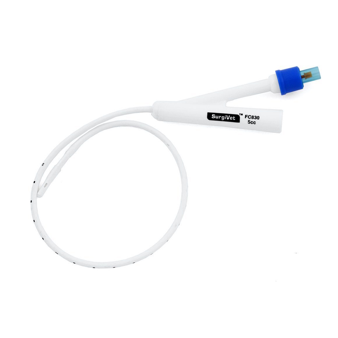 Catheter Surgivet Foley closed end with balloon cuff