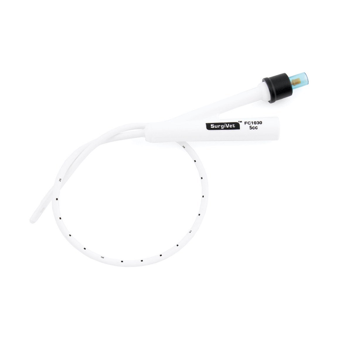 Catheter Surgivet Foley closed end with balloon cuff