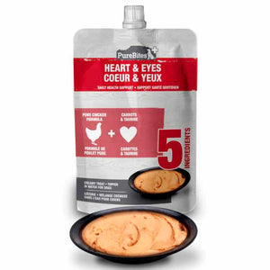 PureBites+ Heart & Eyes Creamy Dog Treat