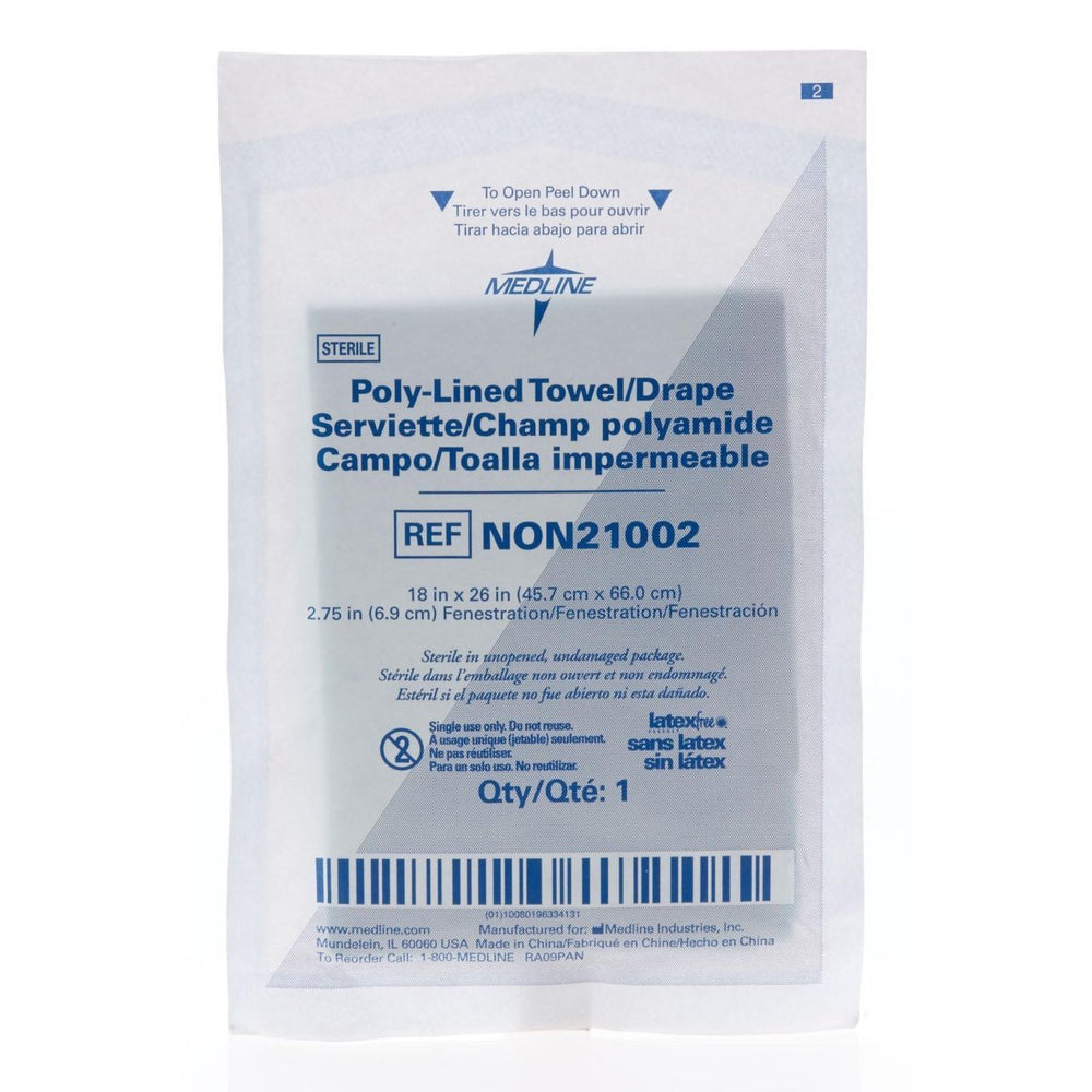 Drape sterile fenestrated 18 x 26 in