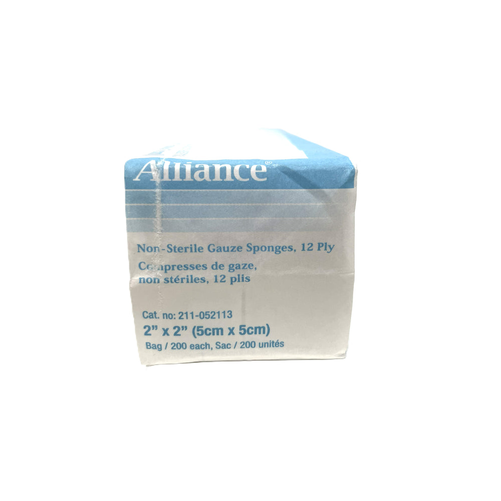 Gauze sponge woven non sterile 12 ply