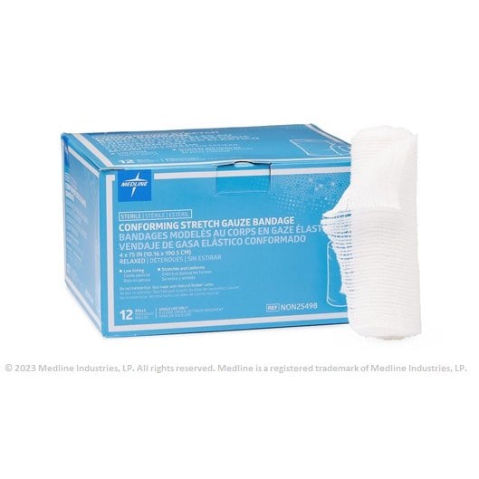 Sterile conform stretch gauze bandage