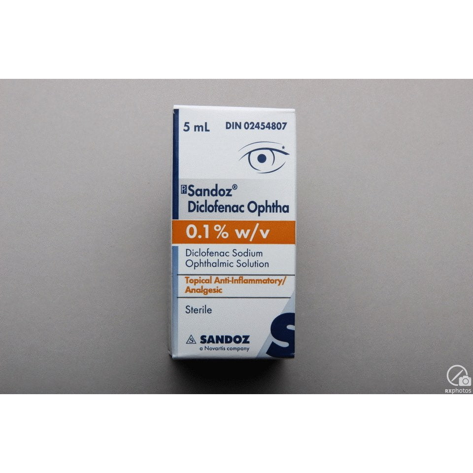 Diclofenac ophthalmic drops