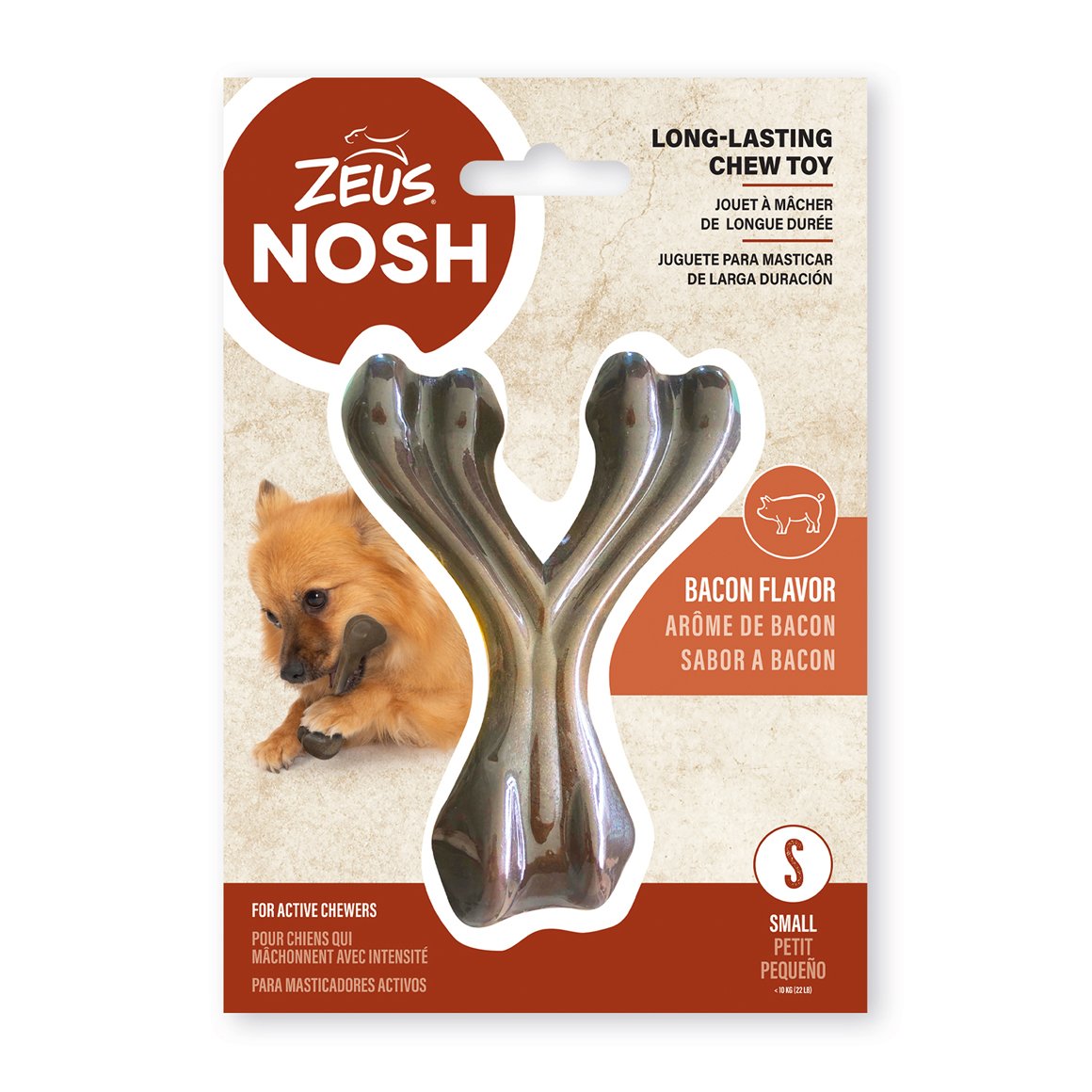 Nosh Wishbone strong chew dog toy