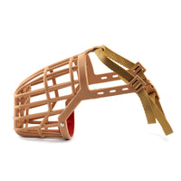 Basket muzzle with quick release buckle