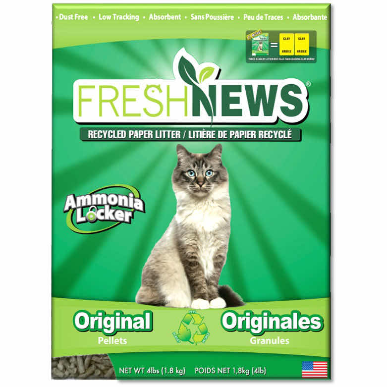 Fresh News recycled paper litter