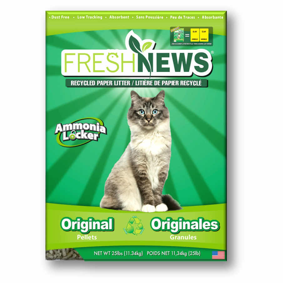 Fresh News recycled paper litter