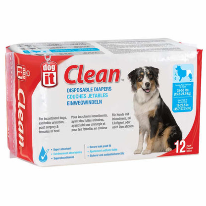 Clean disposable diapers