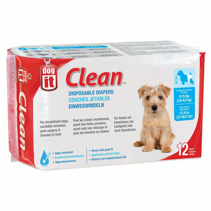 Clean disposable diapers