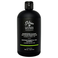 Soothing shampoo with essential oils