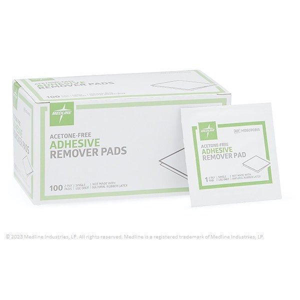 Adhesive remover wipe