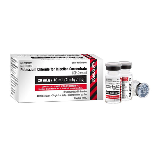 Potassium chloride for injection