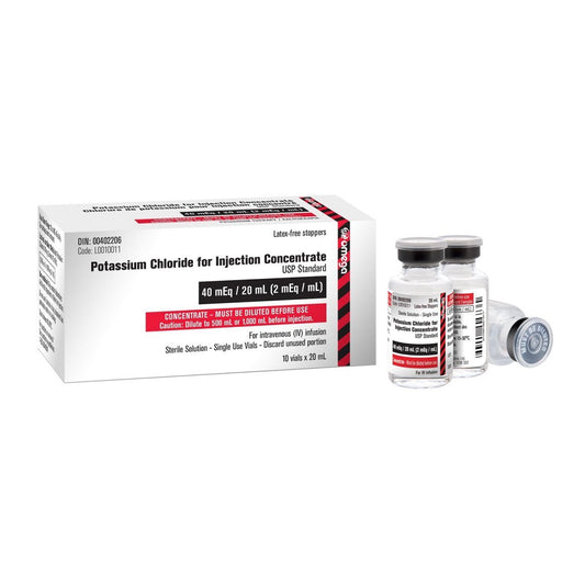 Potassium chloride for injection
