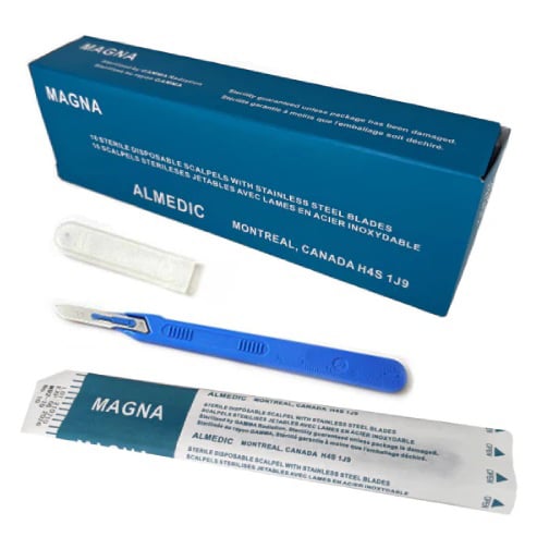 Disposable sterile Magna scalpels