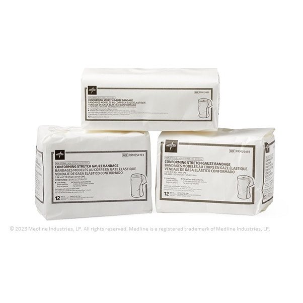 Conforming stretch gauze bandage 3.75 m roll