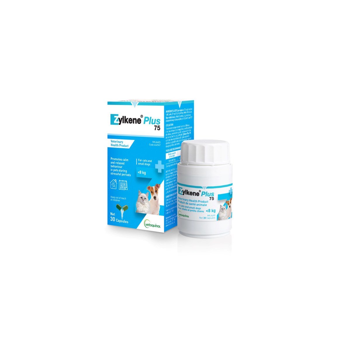 Zylkene Plus capsules for cats and dogs