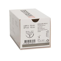 PD-X suture 0 with 1/2 circle needle (70 cm)