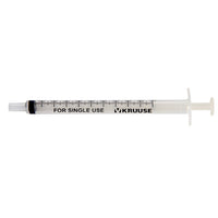 Disposable silicone syringe