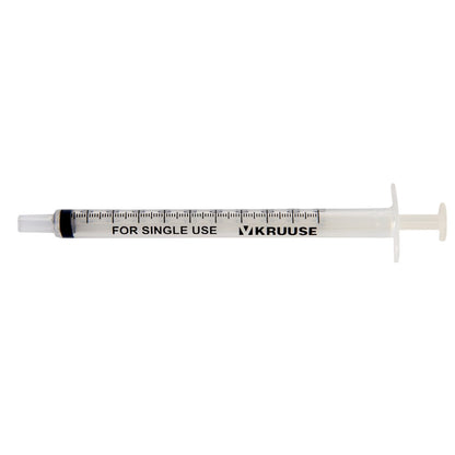 Disposable silicone syringe