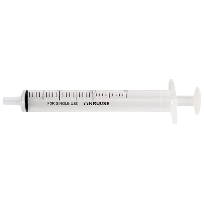 Disposable silicone syringe
