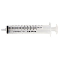 Disposable silicone syringe