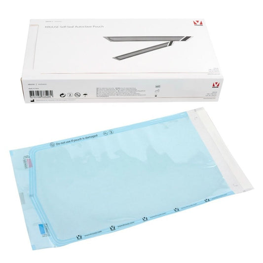 Self-seal autoclave pouches