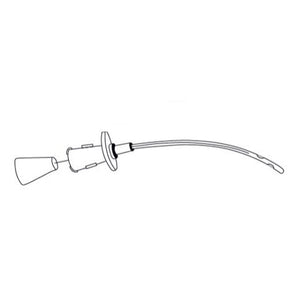 Buster feline urinary catheter with side holes and stylet