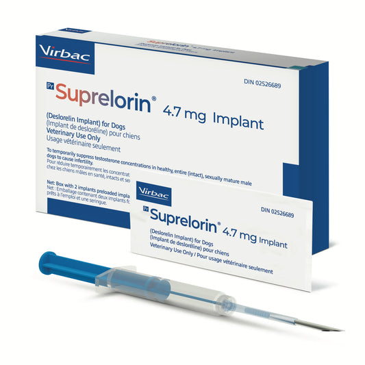 Suprelorin implant for dogs