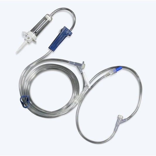 IV set Aniset Anti-kink 15 drops LL with side clamp